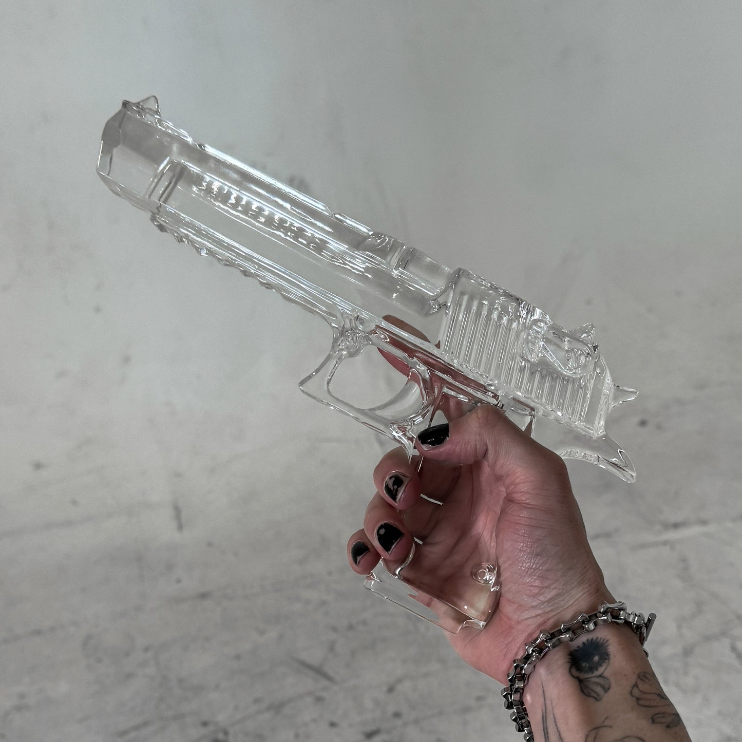 Glass Cannon - Crystal Sculpture