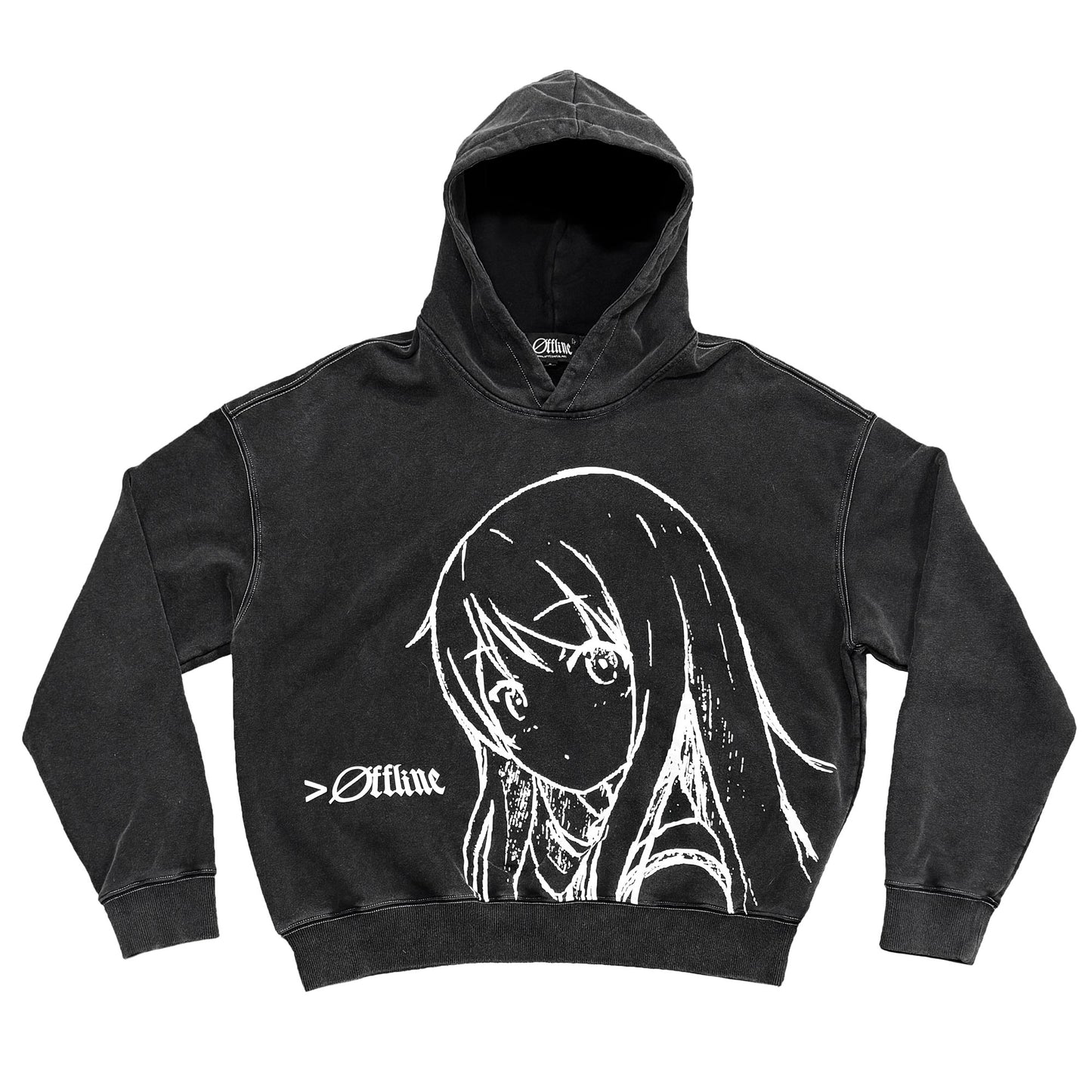'Angel' Snow-Wash Hoodie