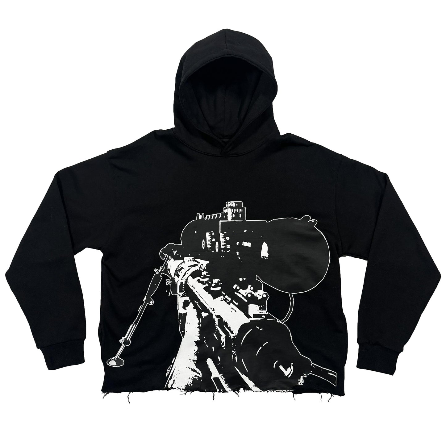 Intervention - Cropped Hoodie