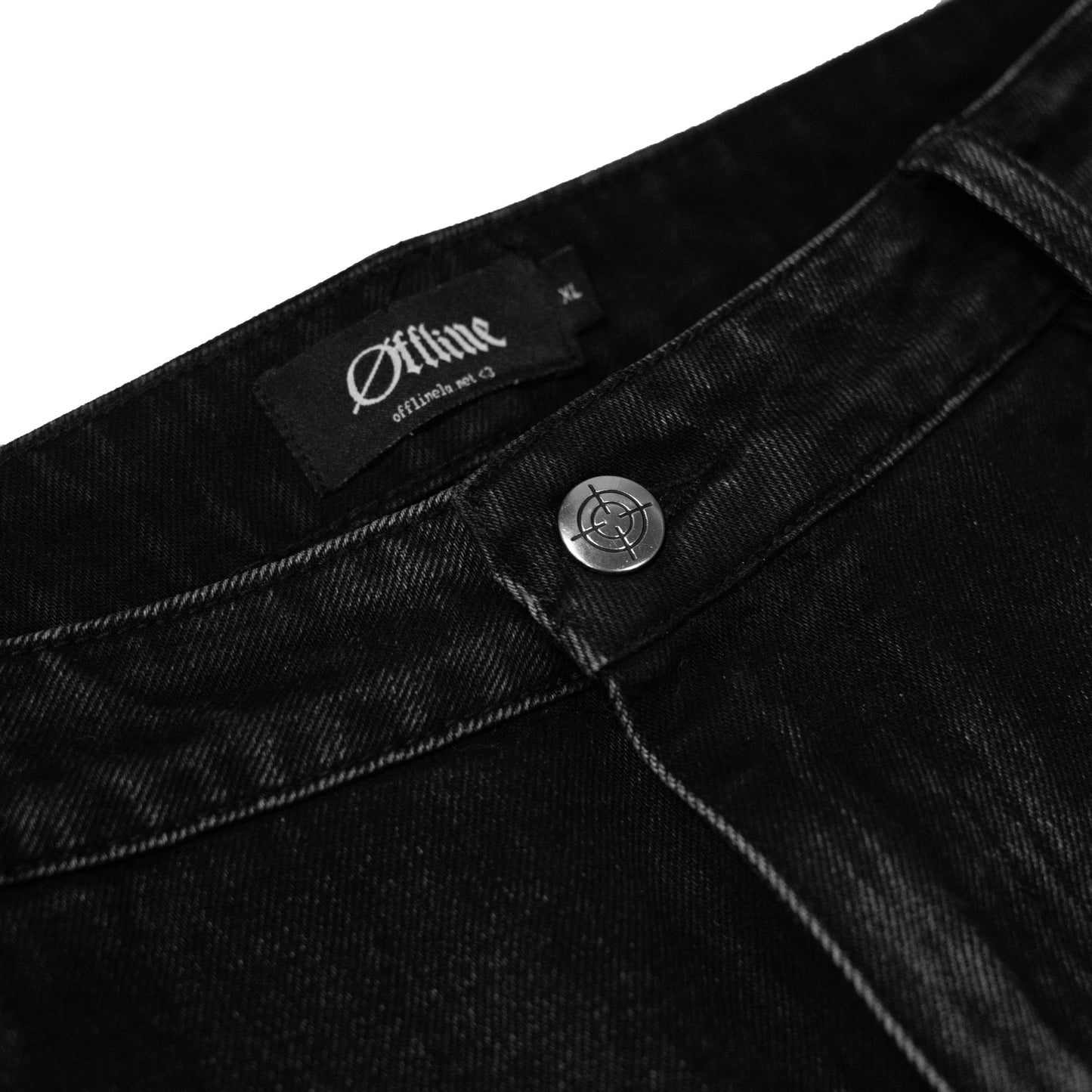 '<3' Double Knee Denim