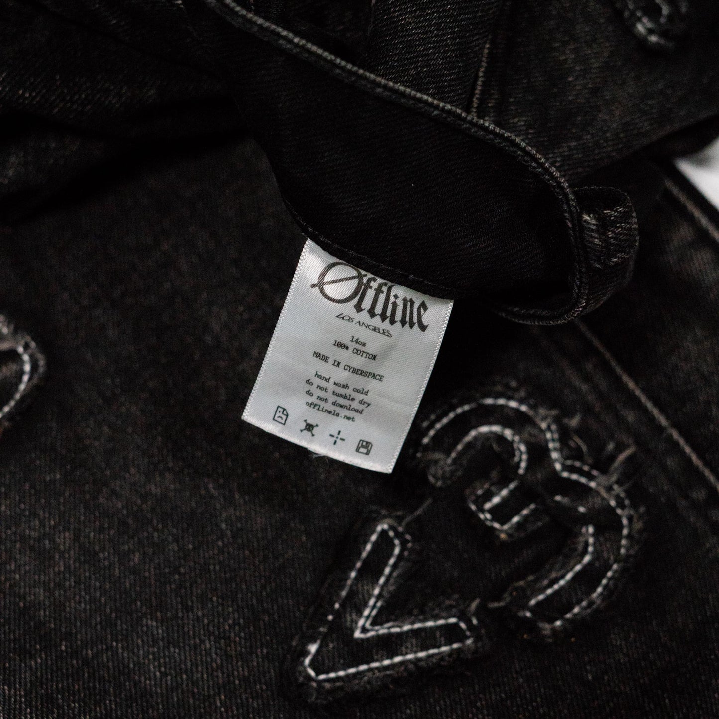 '<3' Double Knee Denim